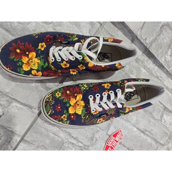 VANS Classic TC6D Floral Canvas Classic Style Lace floral design W 12, M 10.5‎ - Picture 6 of 11